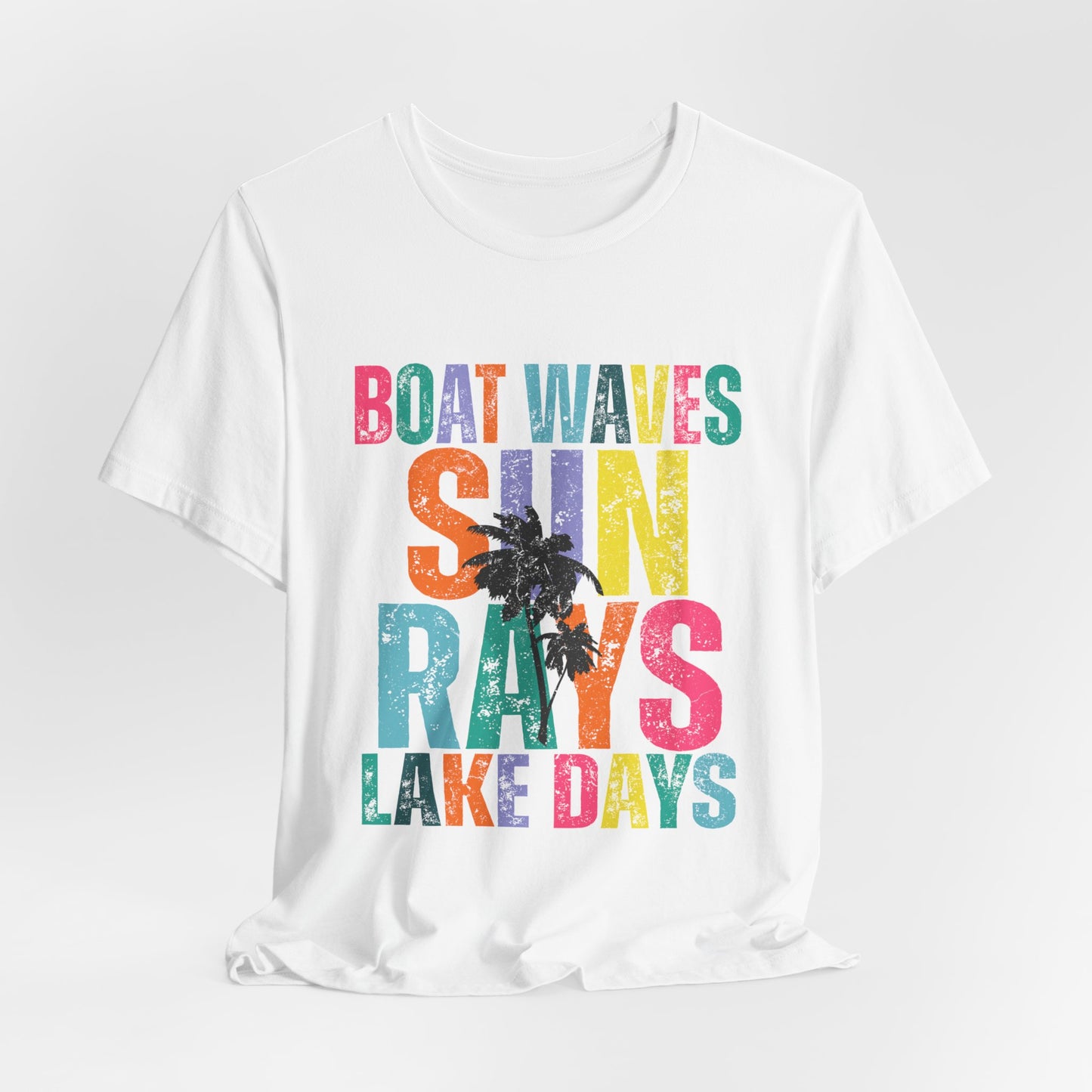 Boat Waves Sun Rays Women's Short Sleeve Tee