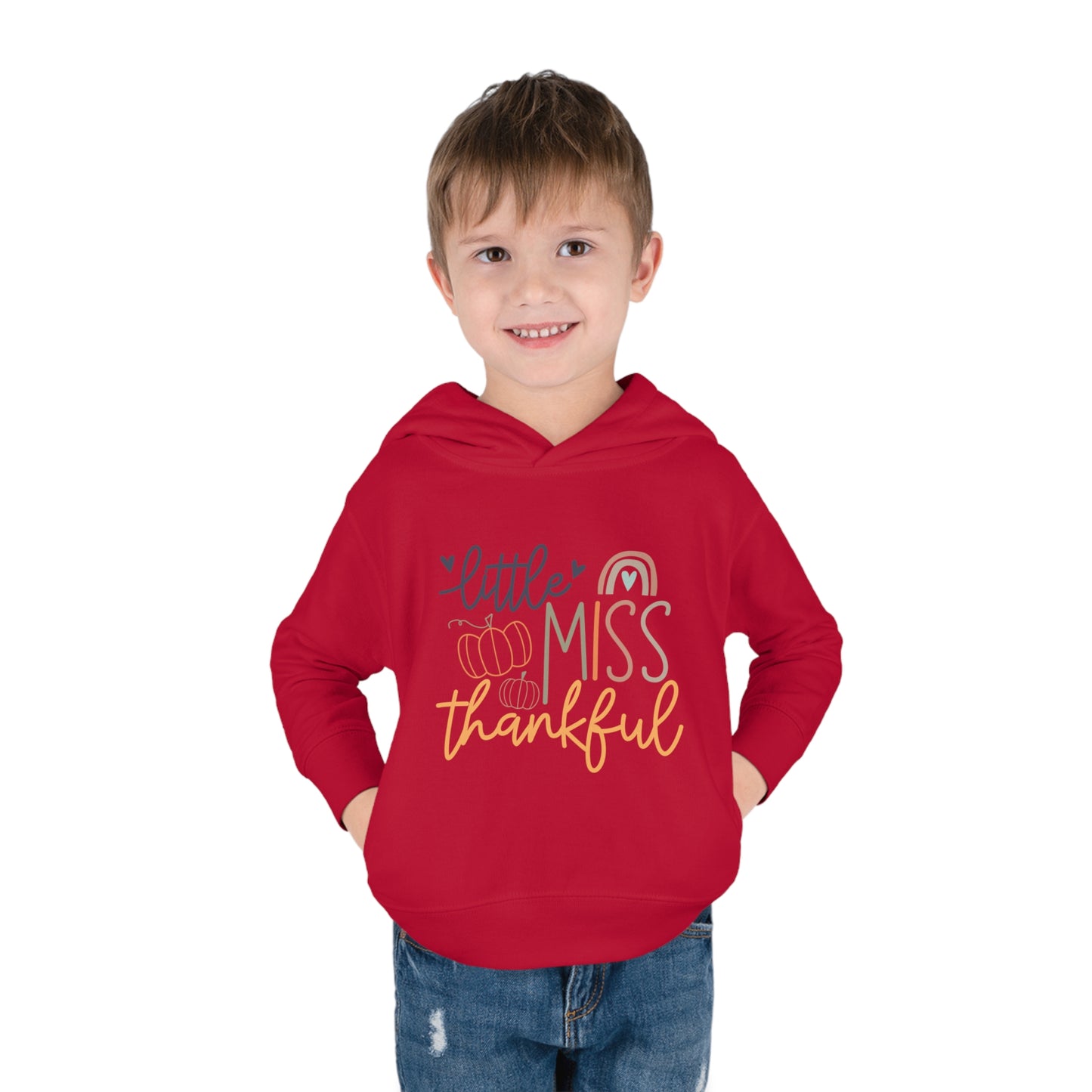 Style 4 Little Miss Thankful Toddler Pullover Fleece Hoodie