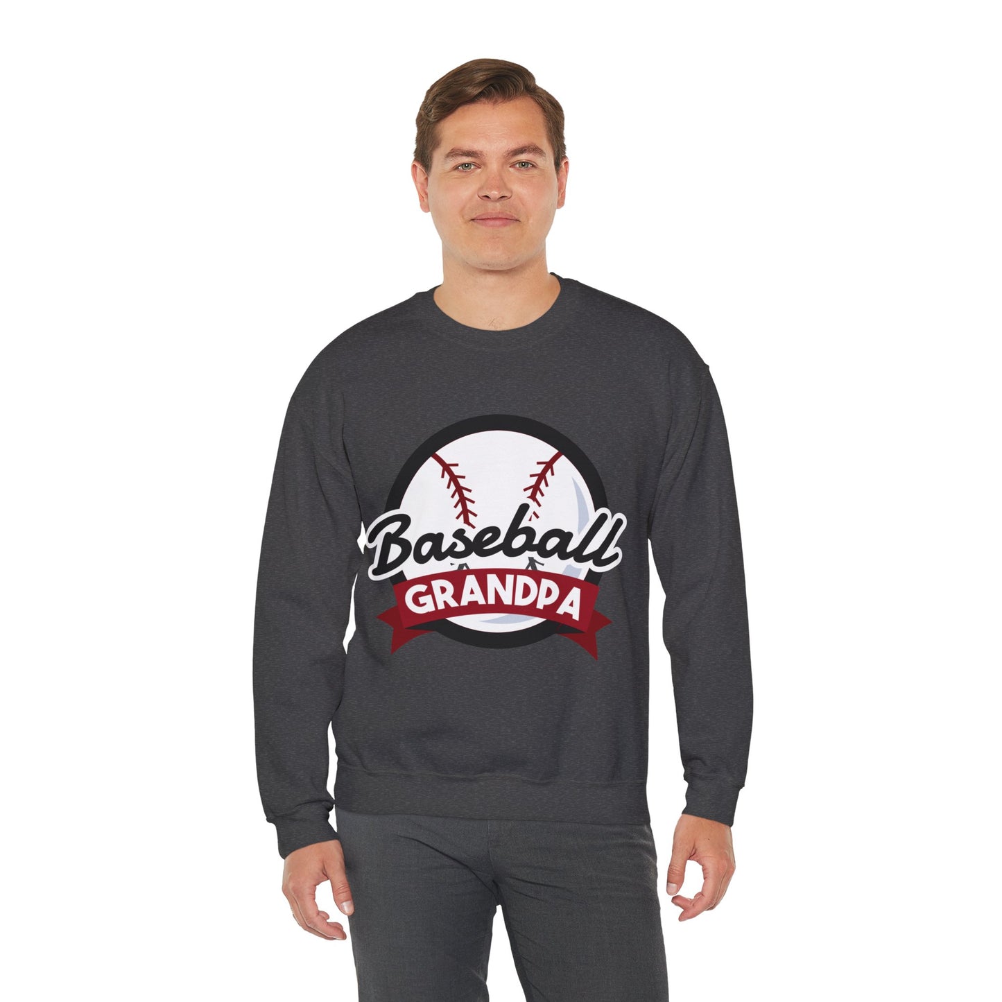 Baseball Grandpa Crewneck Sweatshirt