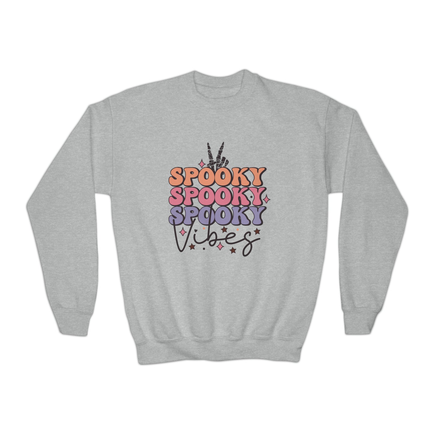 Spooky Vibes Youth Crewneck Sweatshirt