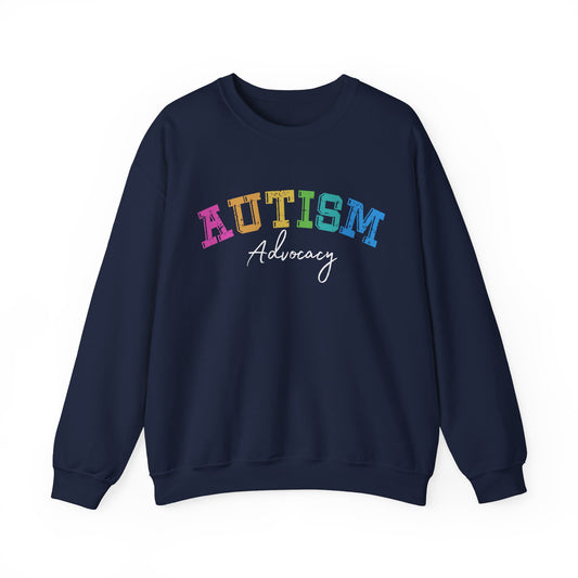 Autism Advocacy Adult Unisex Crewneck Sweatshirt