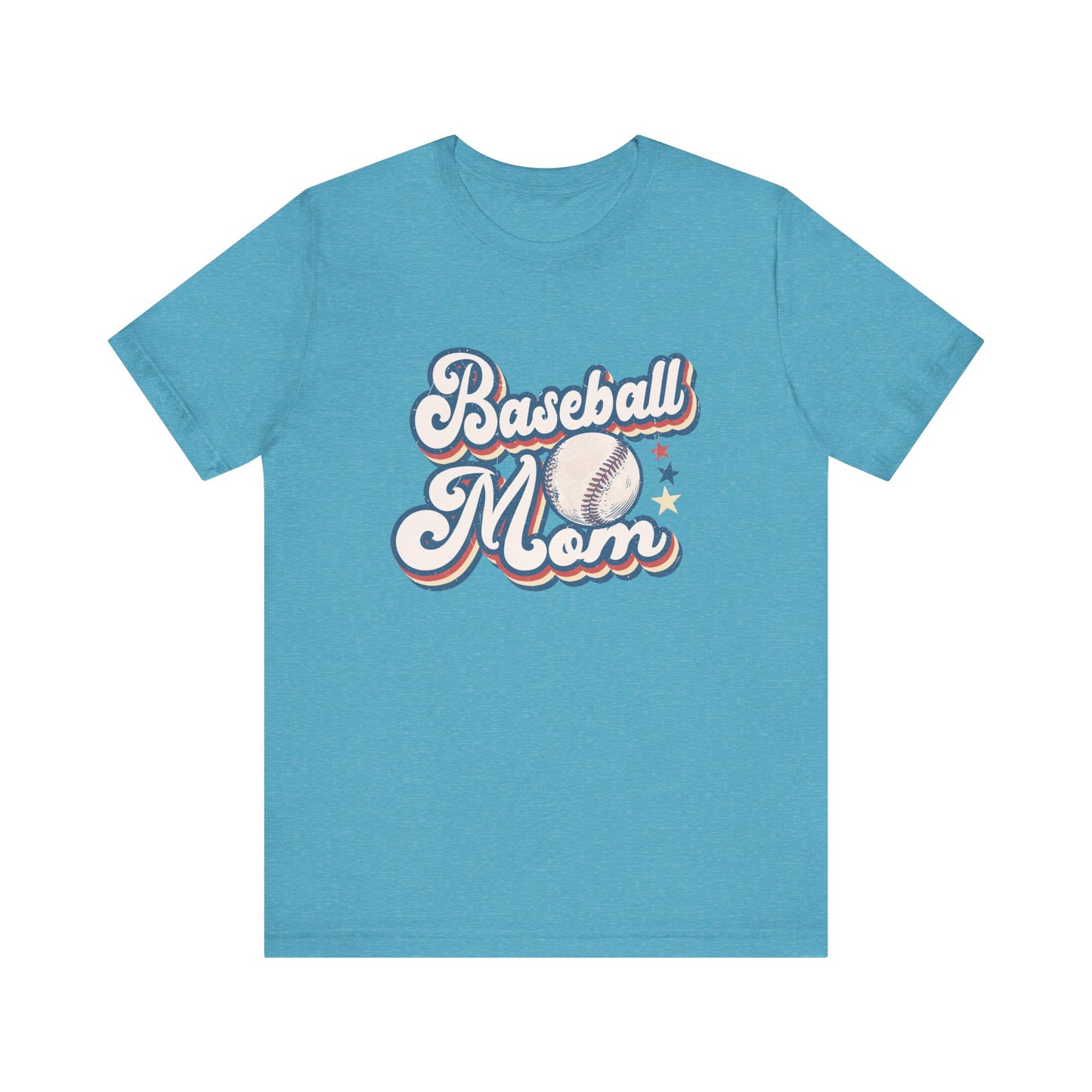Baseball Mom Women's Tshirt Short Sleeve Tee