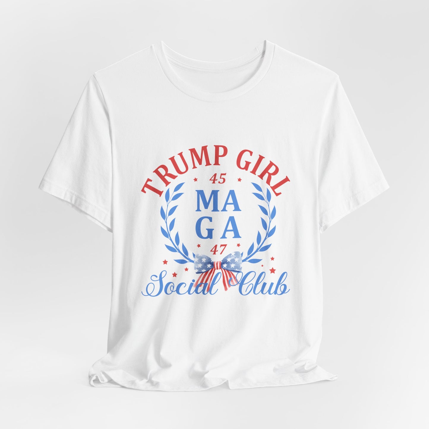 Trump Girl President Election Women's Adult Short Sleeve Tee