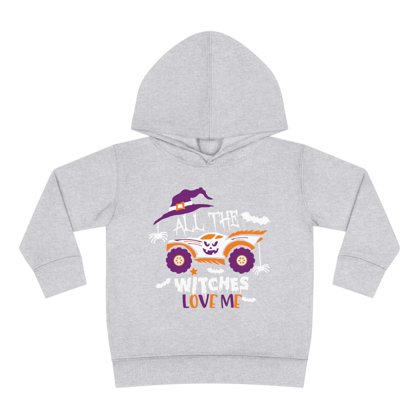 All the witches love me boy Halloween Toddler Pullover Fleece Hoodie