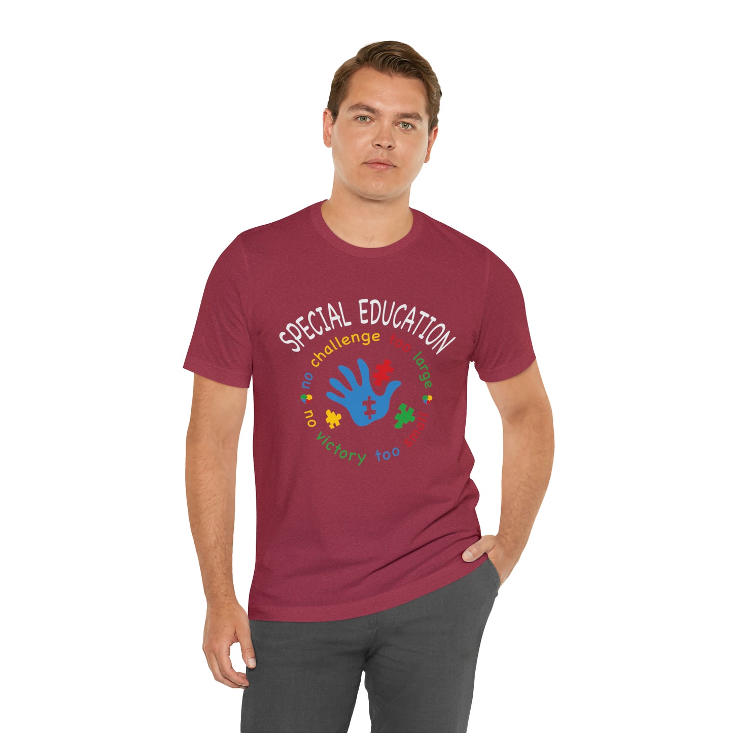 Special Education no challenge too big  Short Sleeve Women's Tee