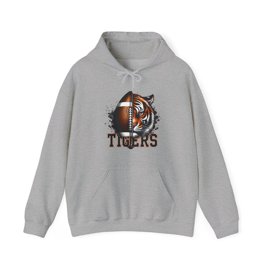 Tigers Football Adult Unisex Heavy Blend™ Hooded Sweatshirt