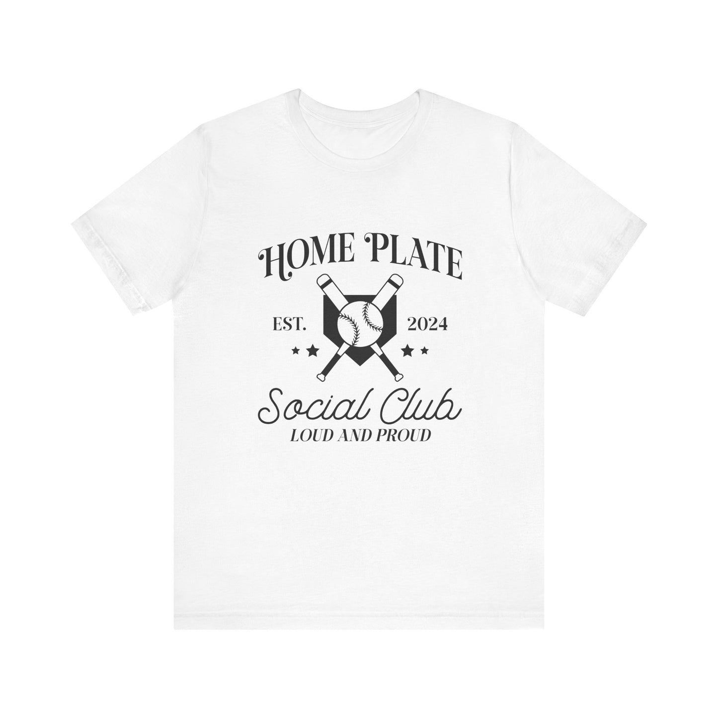 Home Plate Social Club Women's Tshirt  Short Sleeve Tee