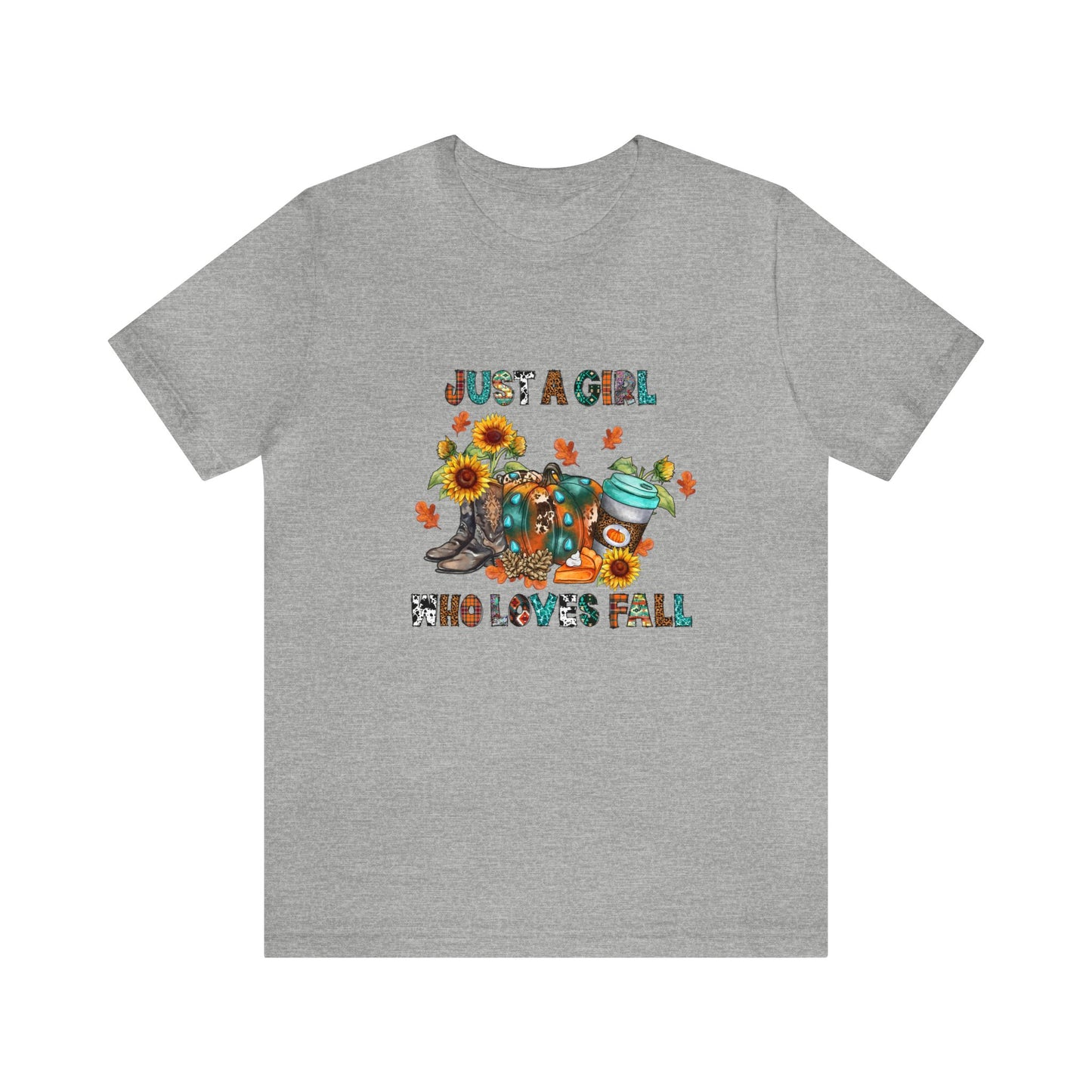 Just a girl who loves fall Halloween Short Sleeve Tee