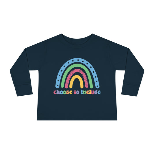 Choose to Include Autism Toddler Long Sleeve Tee