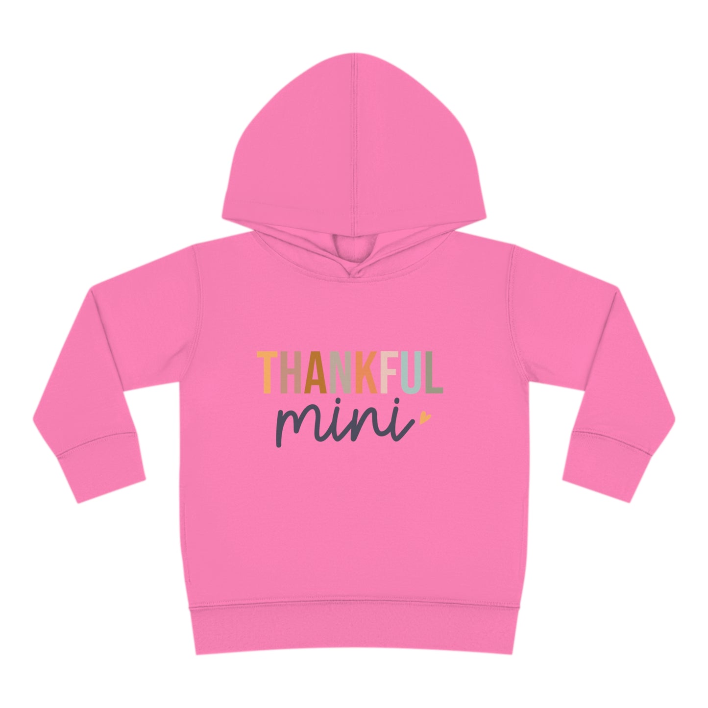 Thankful Mini Toddler Pullover Fleece Hoodie