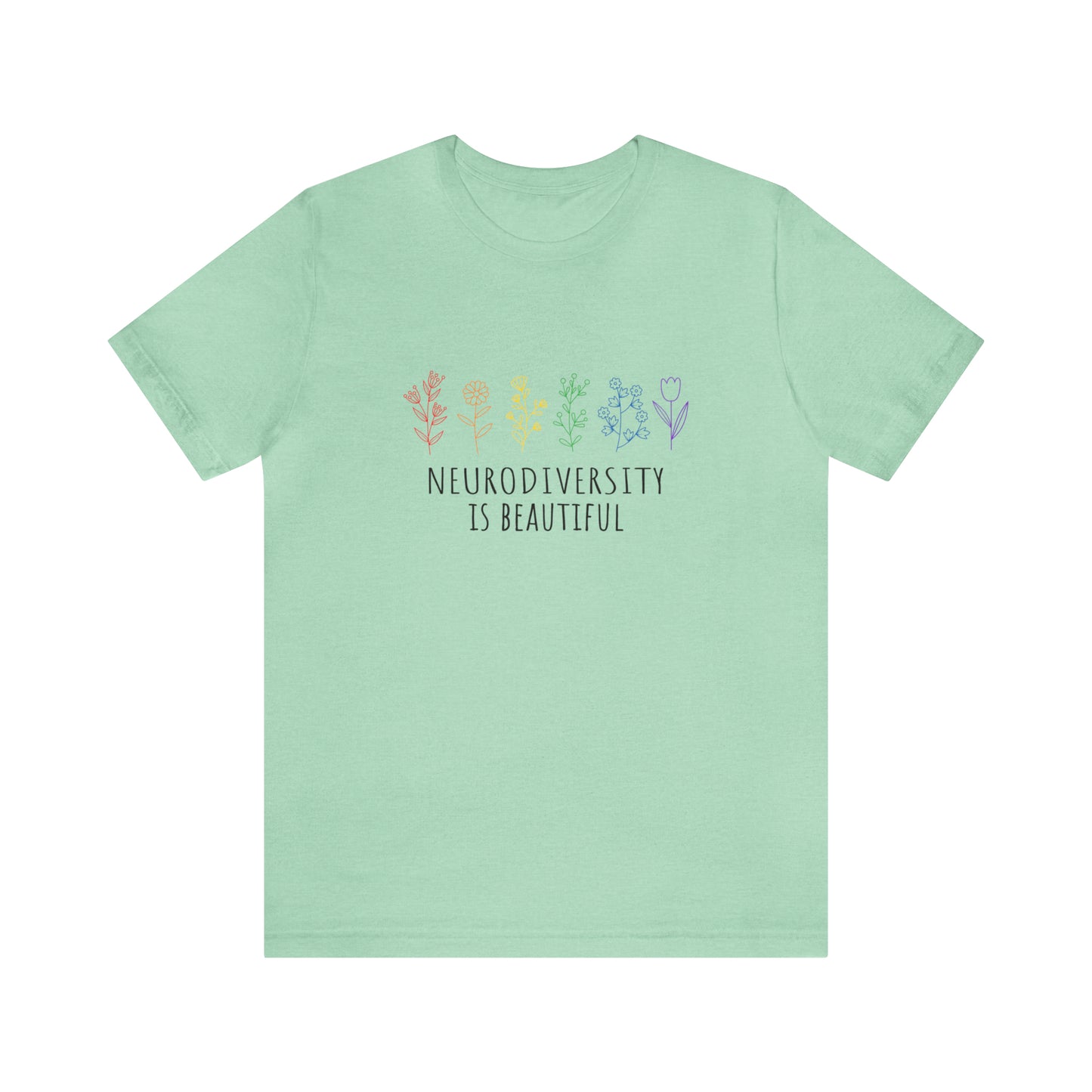 Neurodiversity is beautiful Short Sleeve Women's Tee