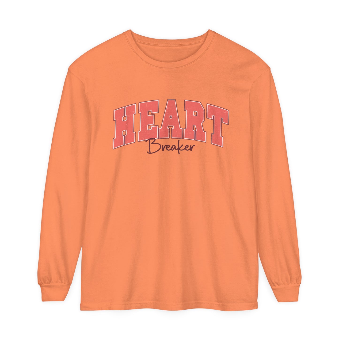 Heart Breaker Valentine's Day Women's  Loose Long Sleeve T-Shirt