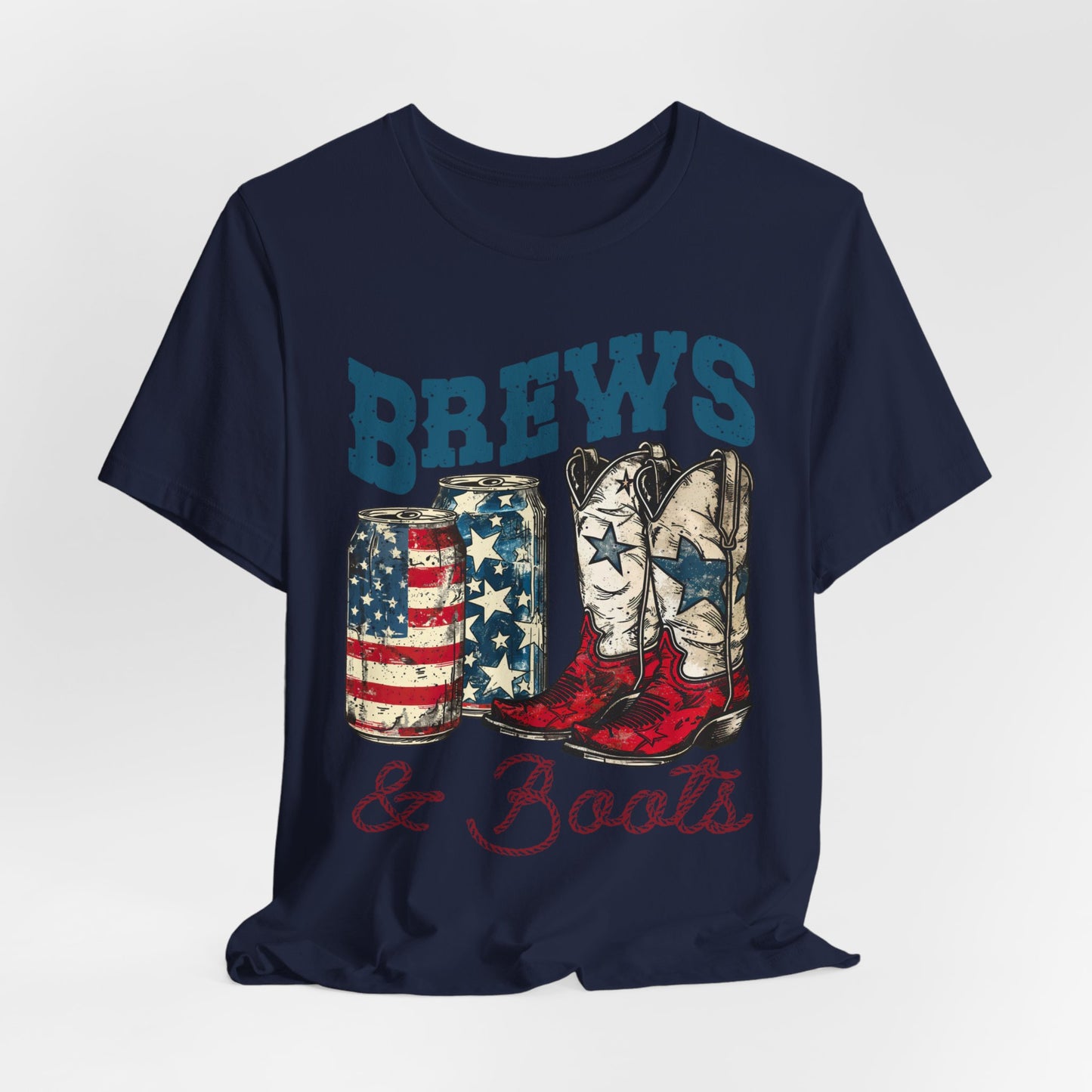 Brews and Boats Western USA Women's Short Sleeve Tee