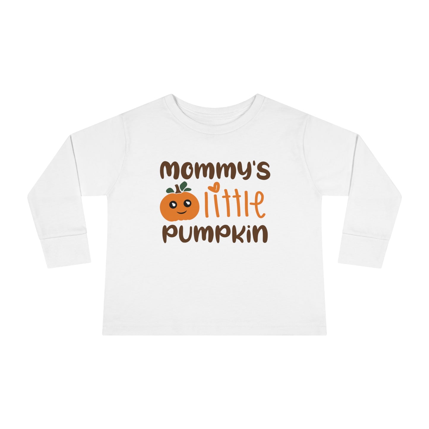 Mommy's little pumpkin Fall Toddler Long Sleeve Tee