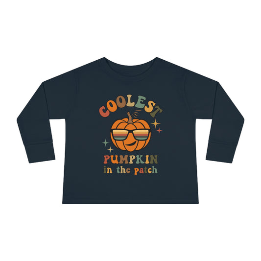 Coolest Pumpkin in the Patch Toddler Long Sleeve Tee