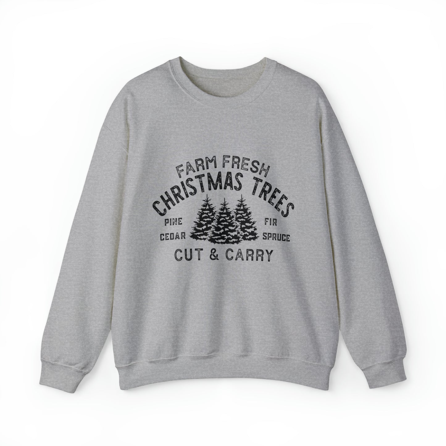 Farm Fresh Christmas Trees Women's Christmas Crewneck Sweatshirt