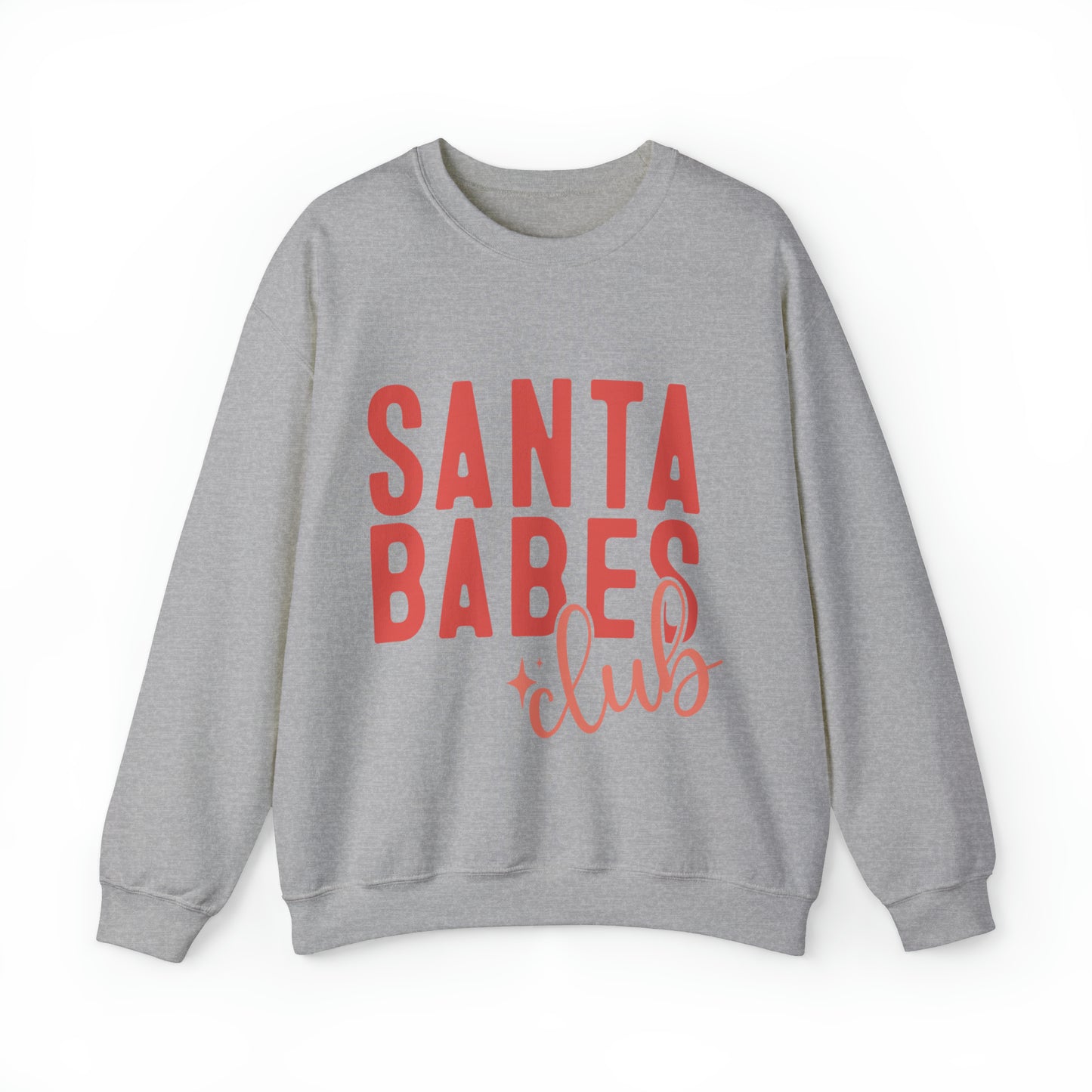 Santa Babes Club Women's Christmas Crewneck Sweatshirt