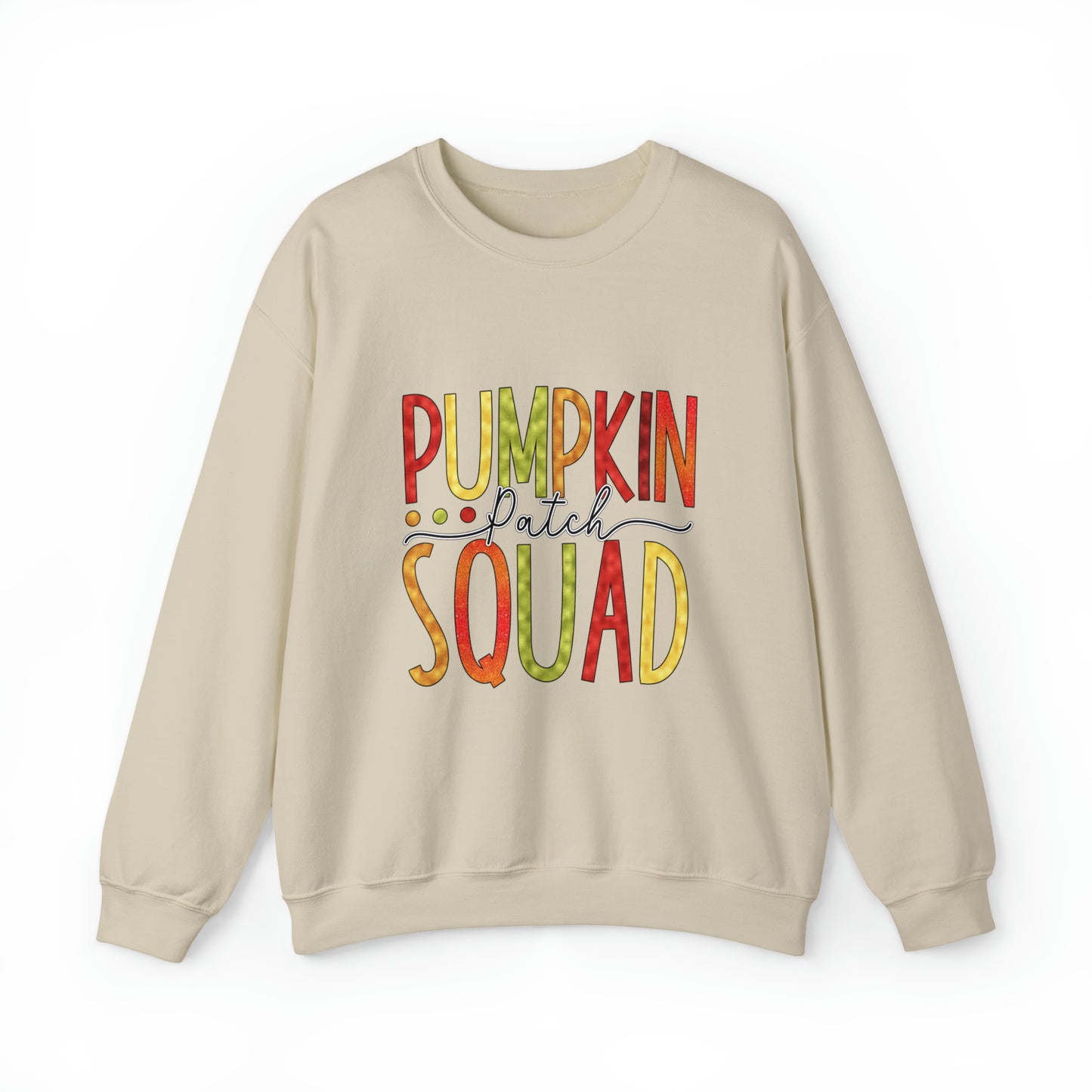 Style 6 Pumpkin Patch Squad  Women's Fall Crewneck Sweatshirt