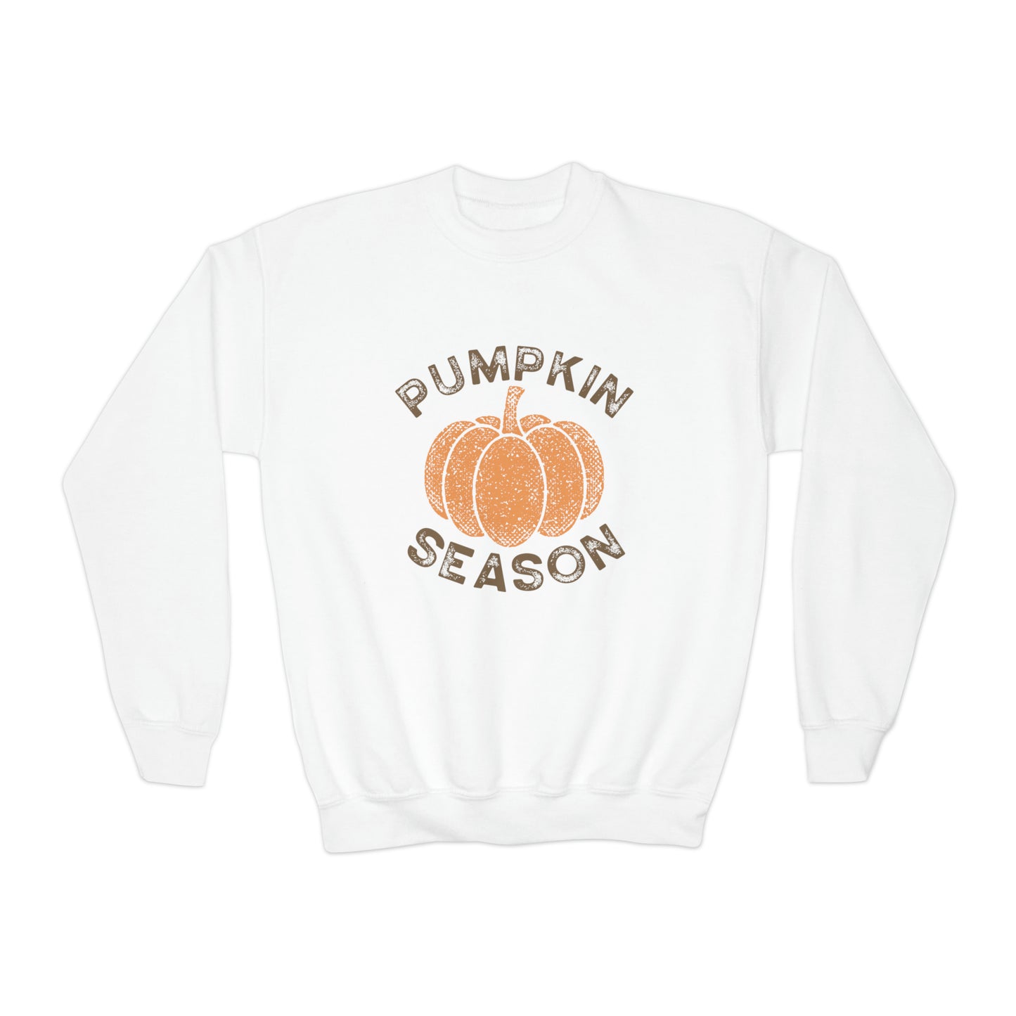 Pumpkin Season Youth Crewneck Sweatshirt