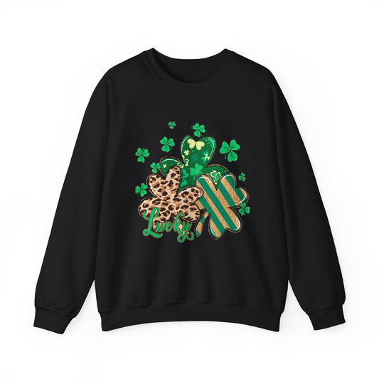 Lucky Shamrock Shirt Women's St. Patrick's Day Sweatshirt