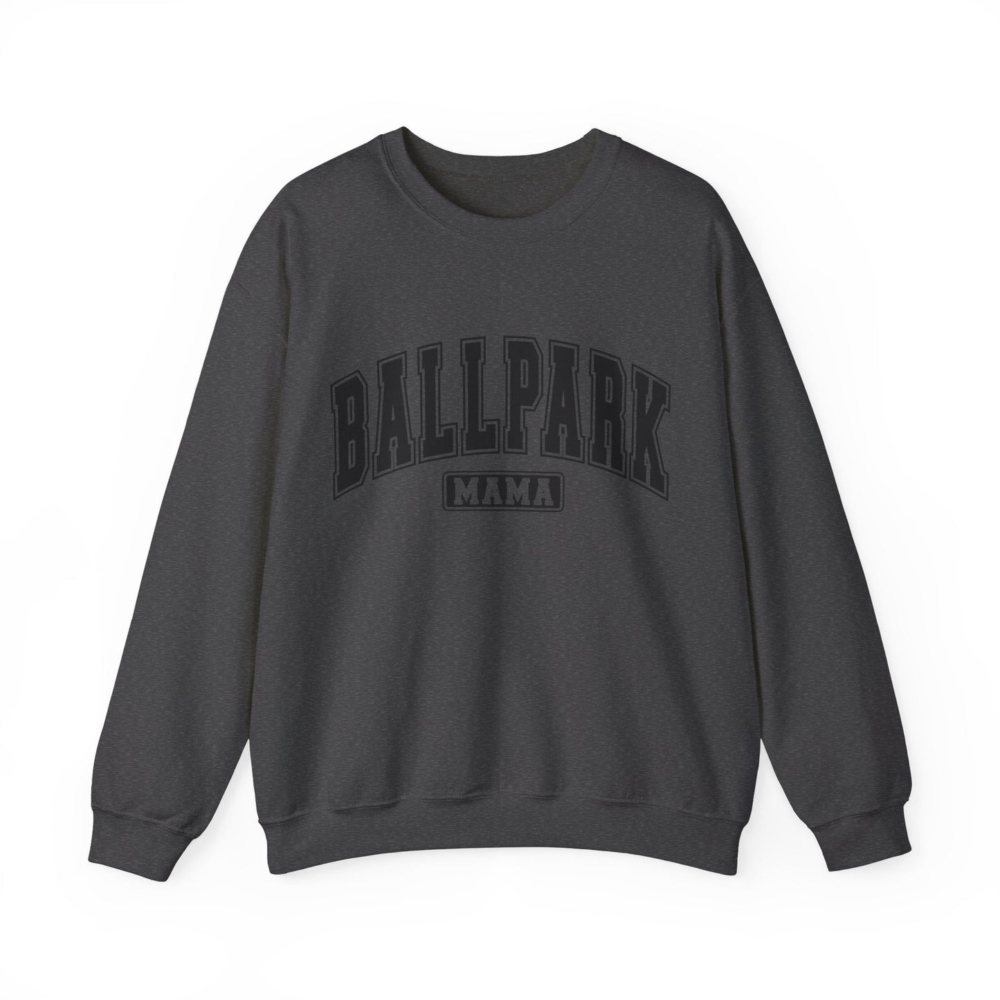 Ball Park Mama Women's Crewneck Sweatshirt Baseball Softball Tball