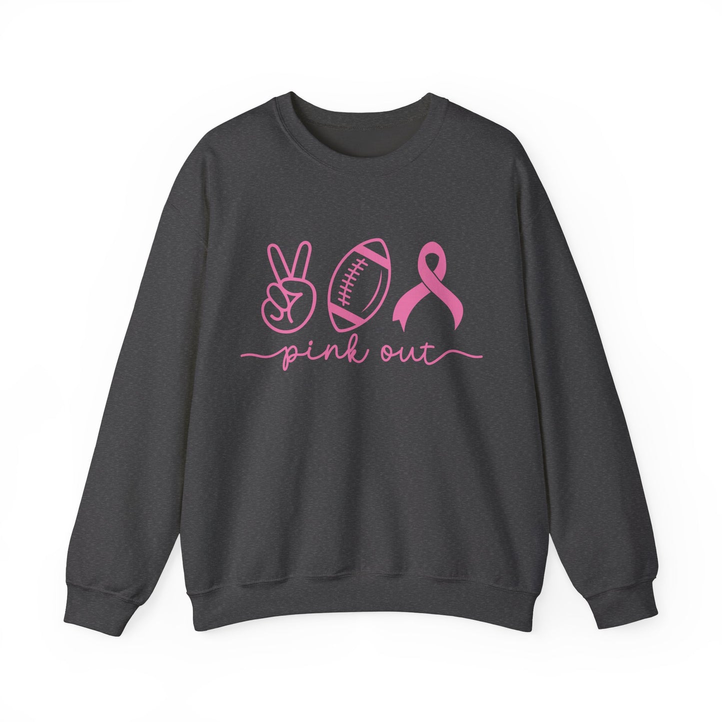 Pink Out Women's Breast Cancer Awareness Crewneck Sweatshirt