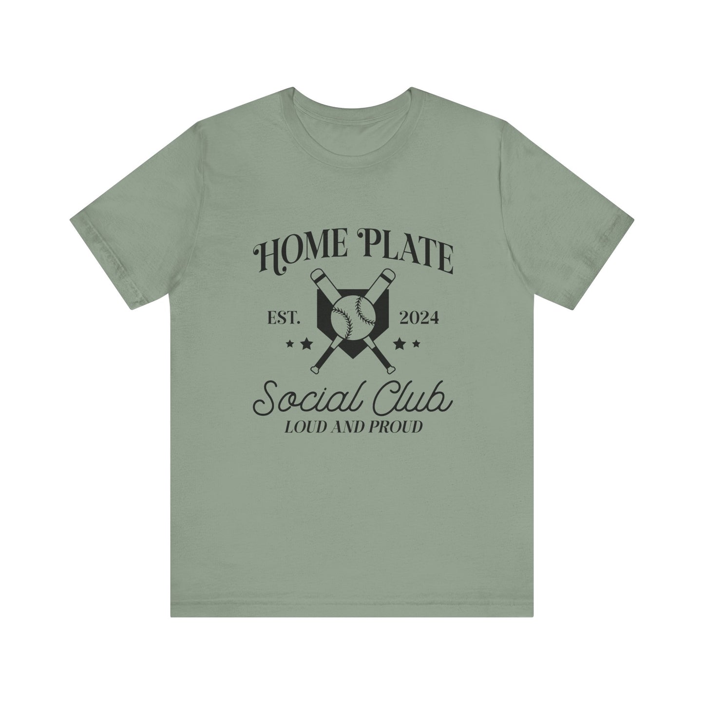 Home Plate Social Club Women's Tshirt  Short Sleeve Tee