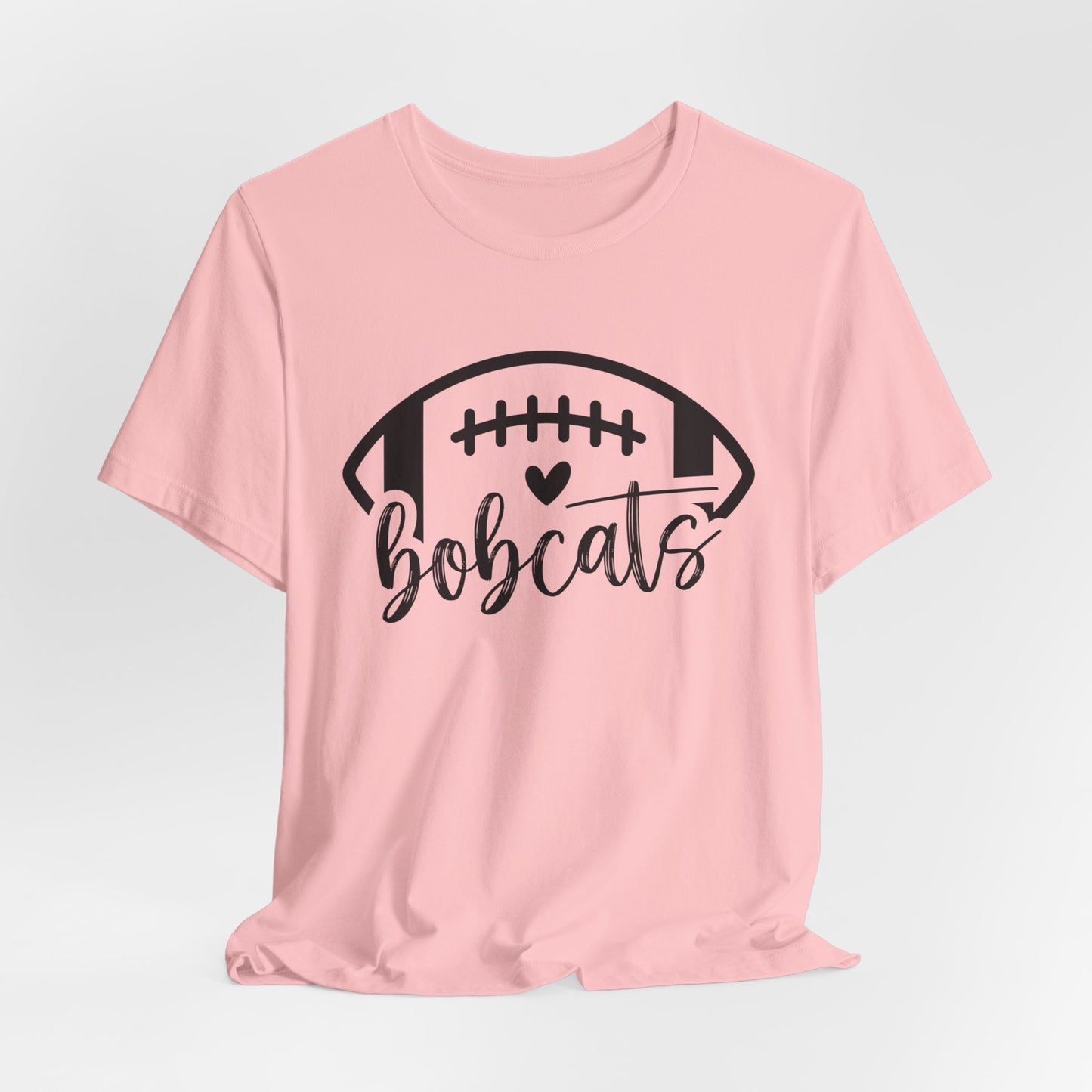 Bobcats Football Adult Unisex Short Sleeve Tee