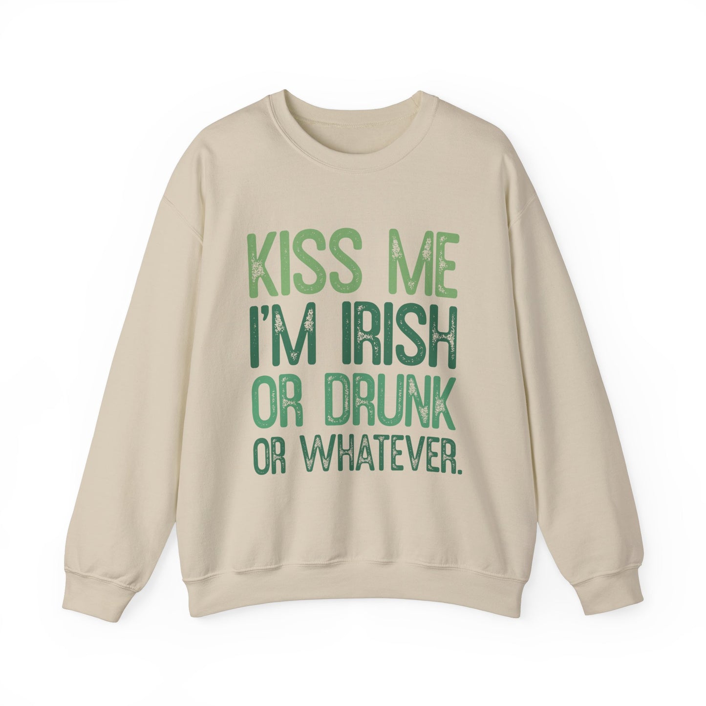 Funny Kiss Me I'm IrishSt. Patrick's Day Adult Unisex Sweatshirt