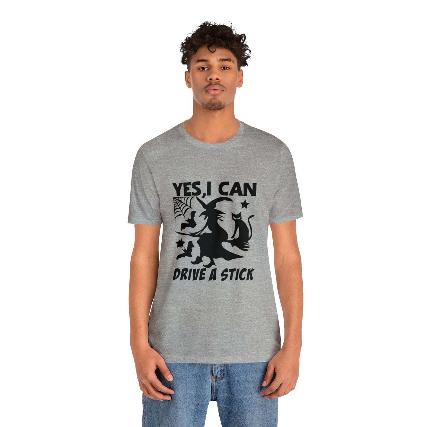 I can drive a stick (Witch on broom)  T-Shirt