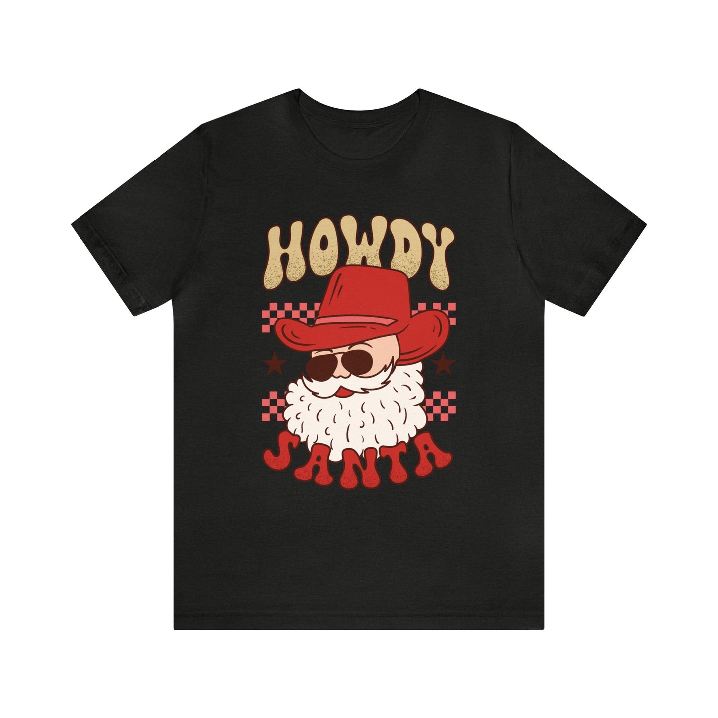 Howdy Santa Women's Short Sleeve Christmas T-shirt