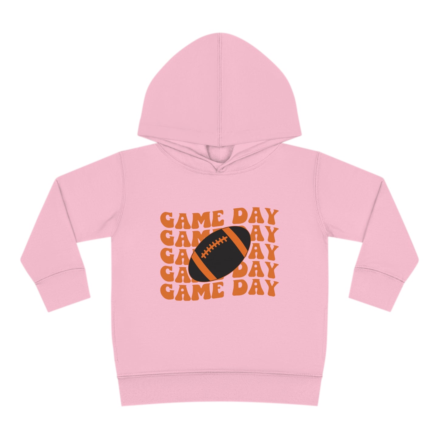 Game Day Football Toddler Pullover Fleece Hoodie