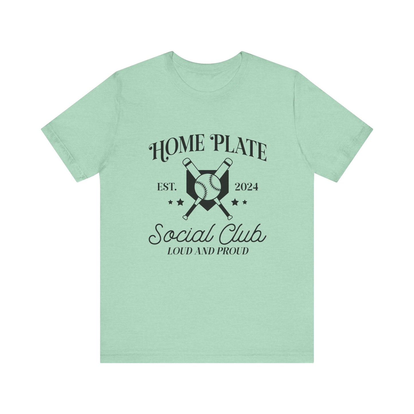 Home Plate Social Club Women's Tshirt  Short Sleeve Tee