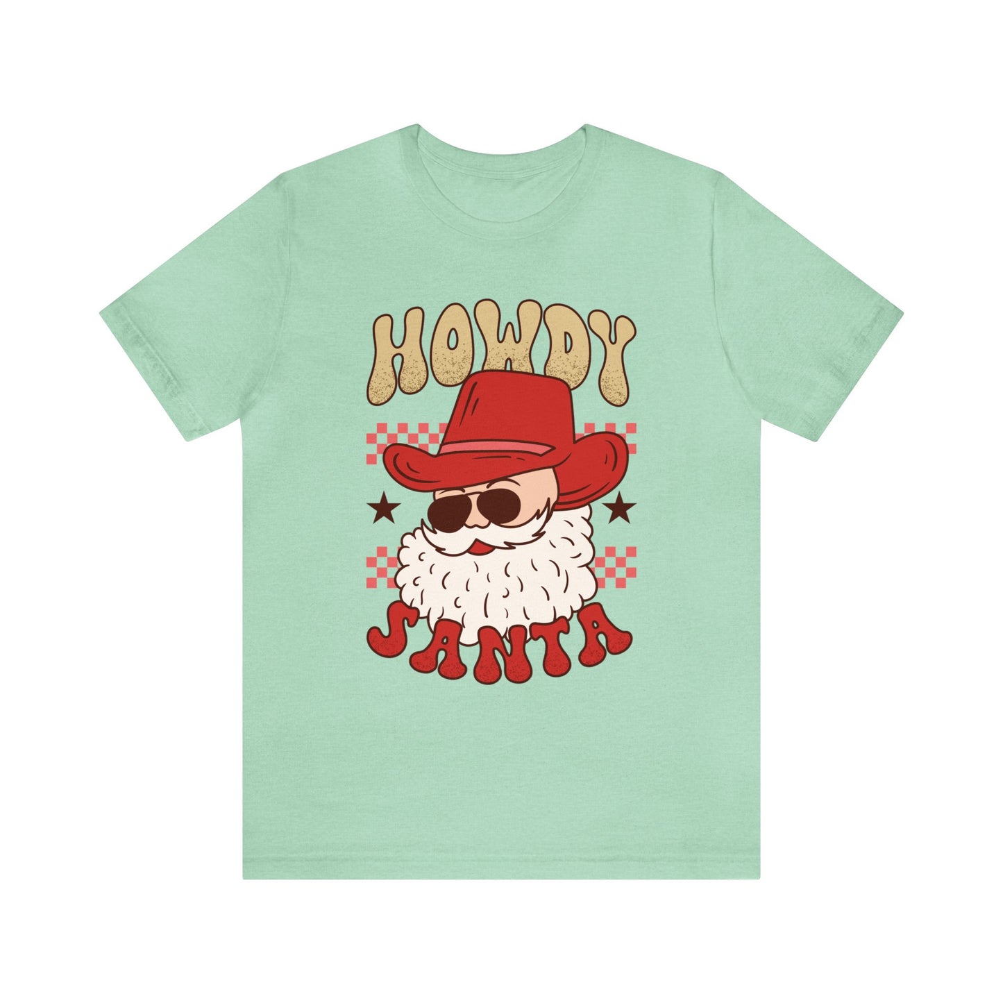 Howdy Santa Women's Short Sleeve Christmas T-shirt