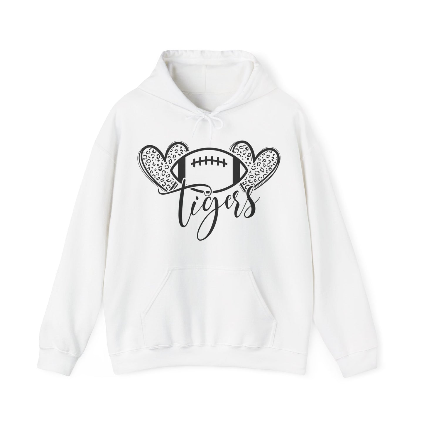 Tigers Football Women's Unisex Heavy Blend™ Hooded Sweatshirt