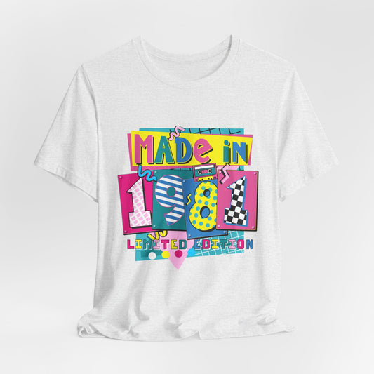 Made in 1981 Retro Women's Short Sleeve Tee