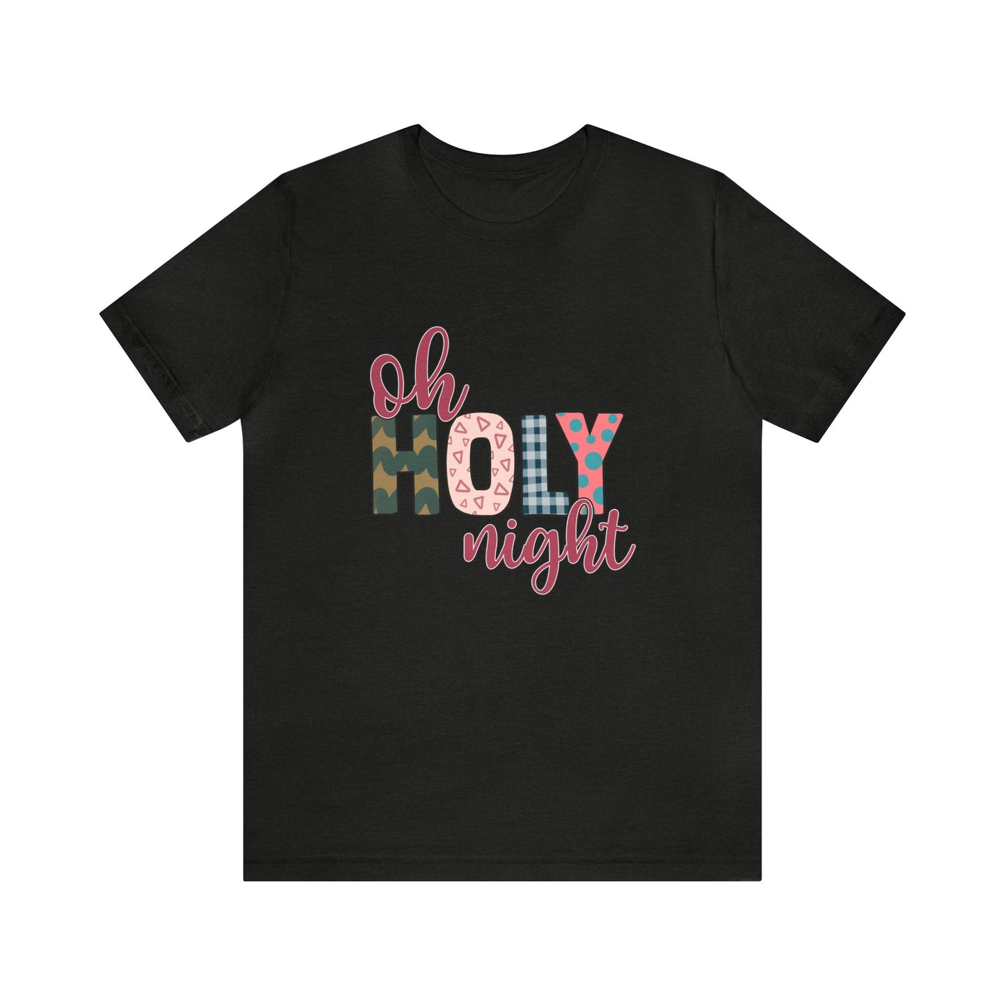 Oh Holy Night Women's Christmas Tshirt