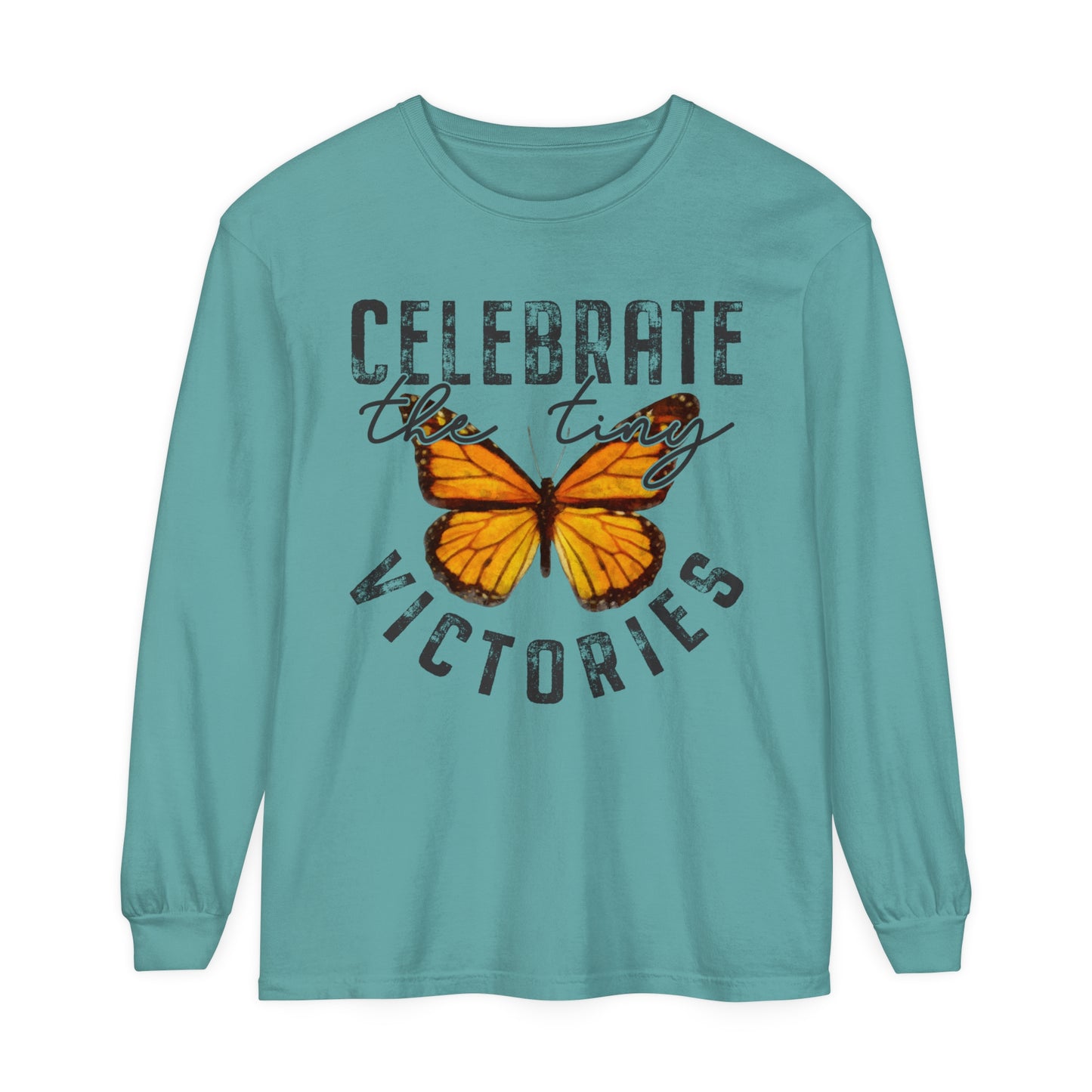 Celebrate the tiny victories Women's Loose Long Sleeve T-Shirt