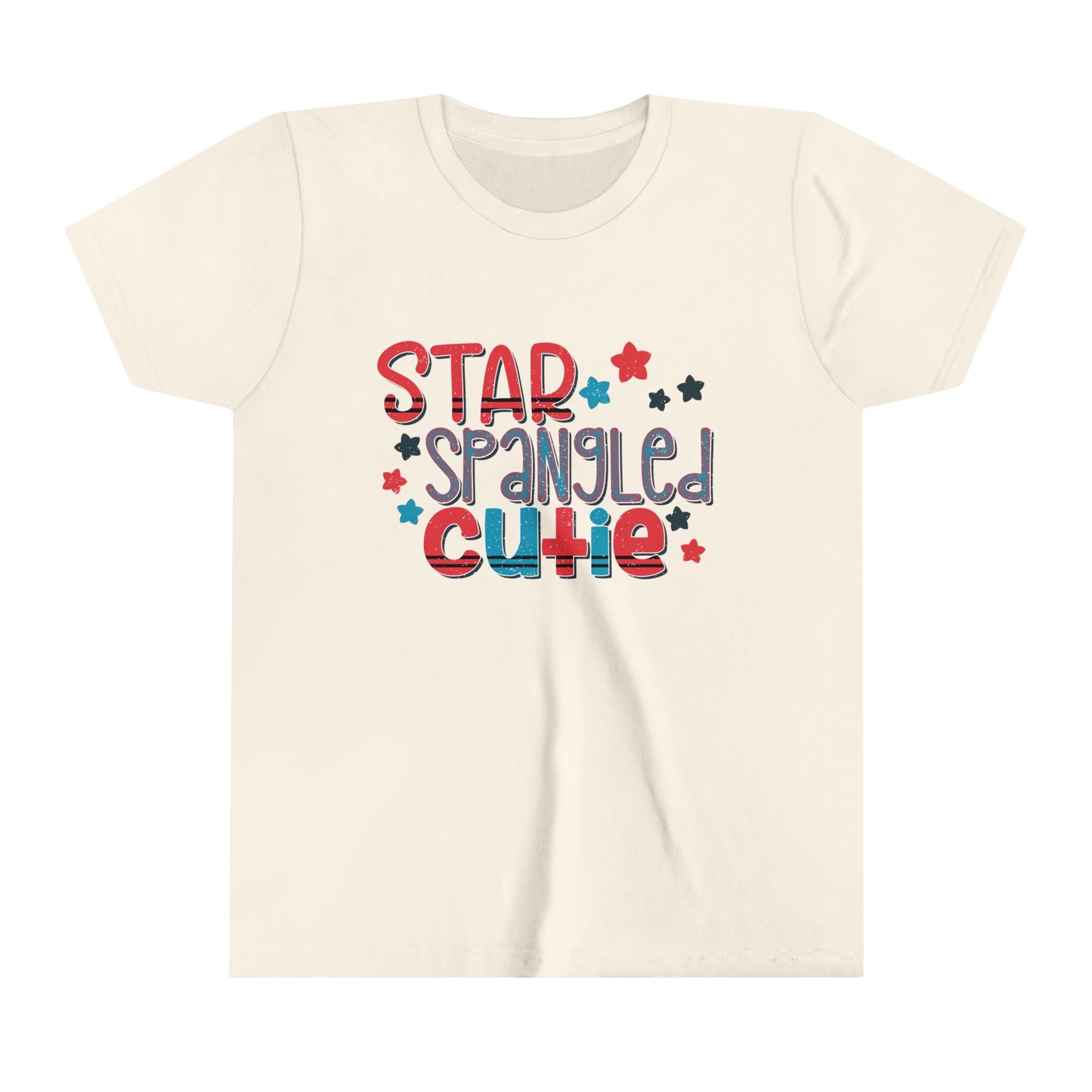 Star Spangled Cutie  4th of July USA Youth Shirt