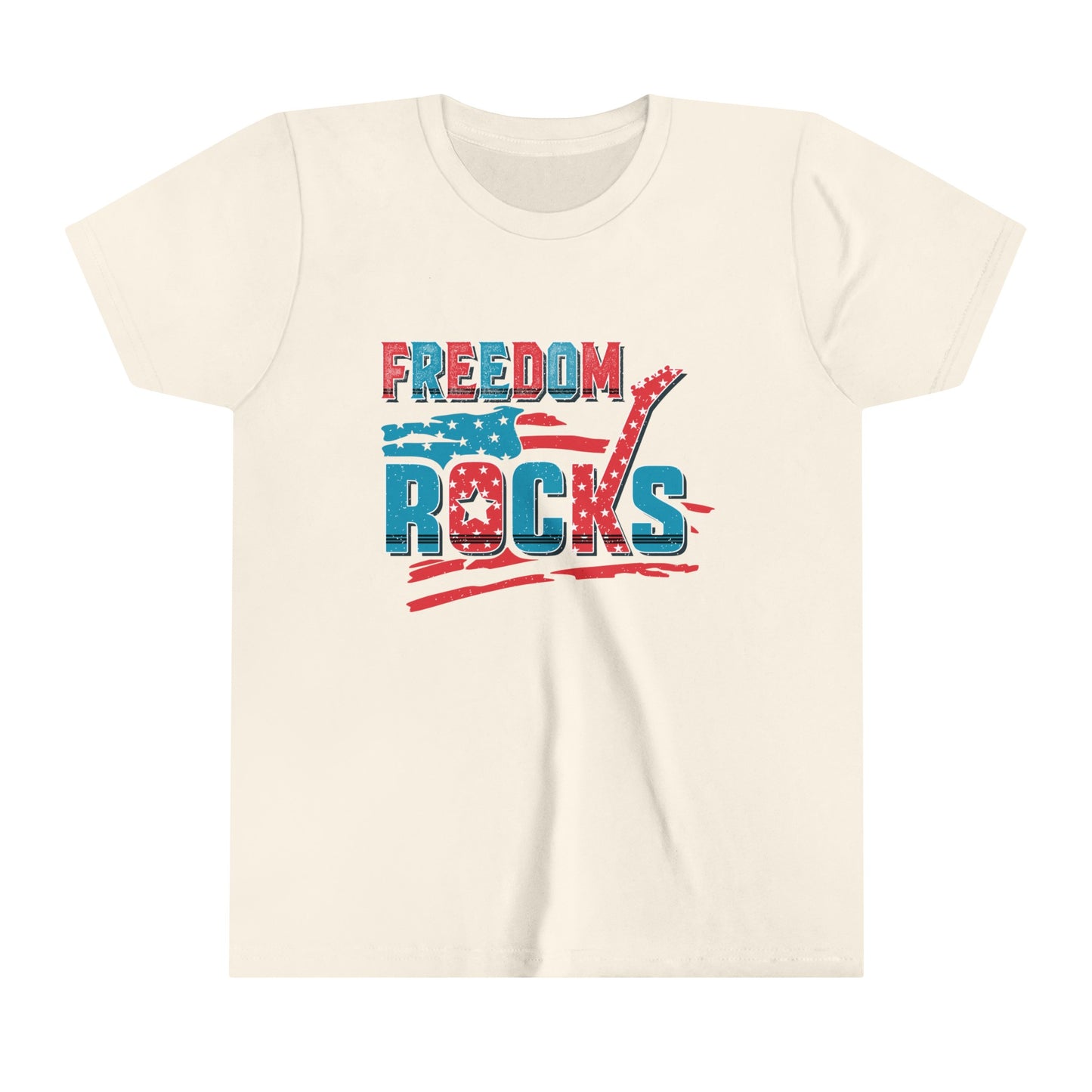 Freedom Rocks 4th of July USA Youth Shirt