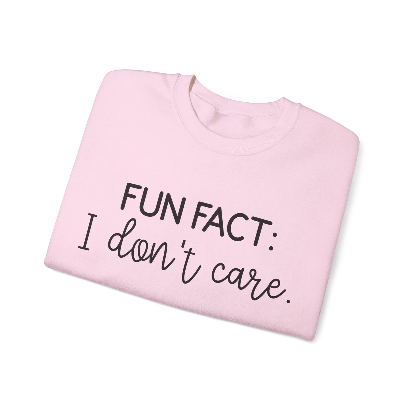 Fun Fact : I Don't Care Women's Funny Sweatshirt