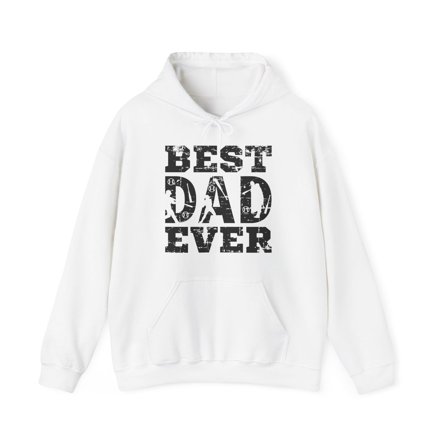 Best Dad Ever Baseball Dad Hooded Sweatshirt