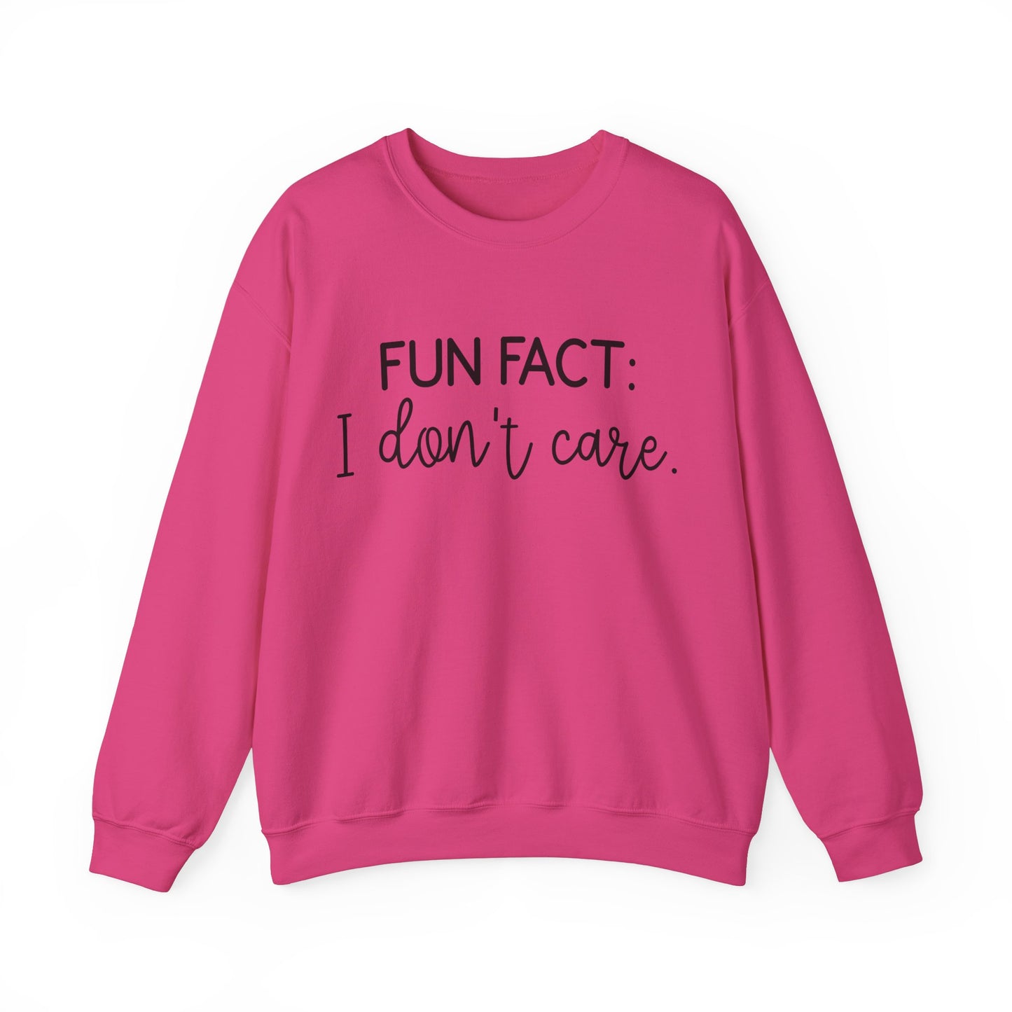 Fun Fact : I Don't Care Women's Funny Sweatshirt