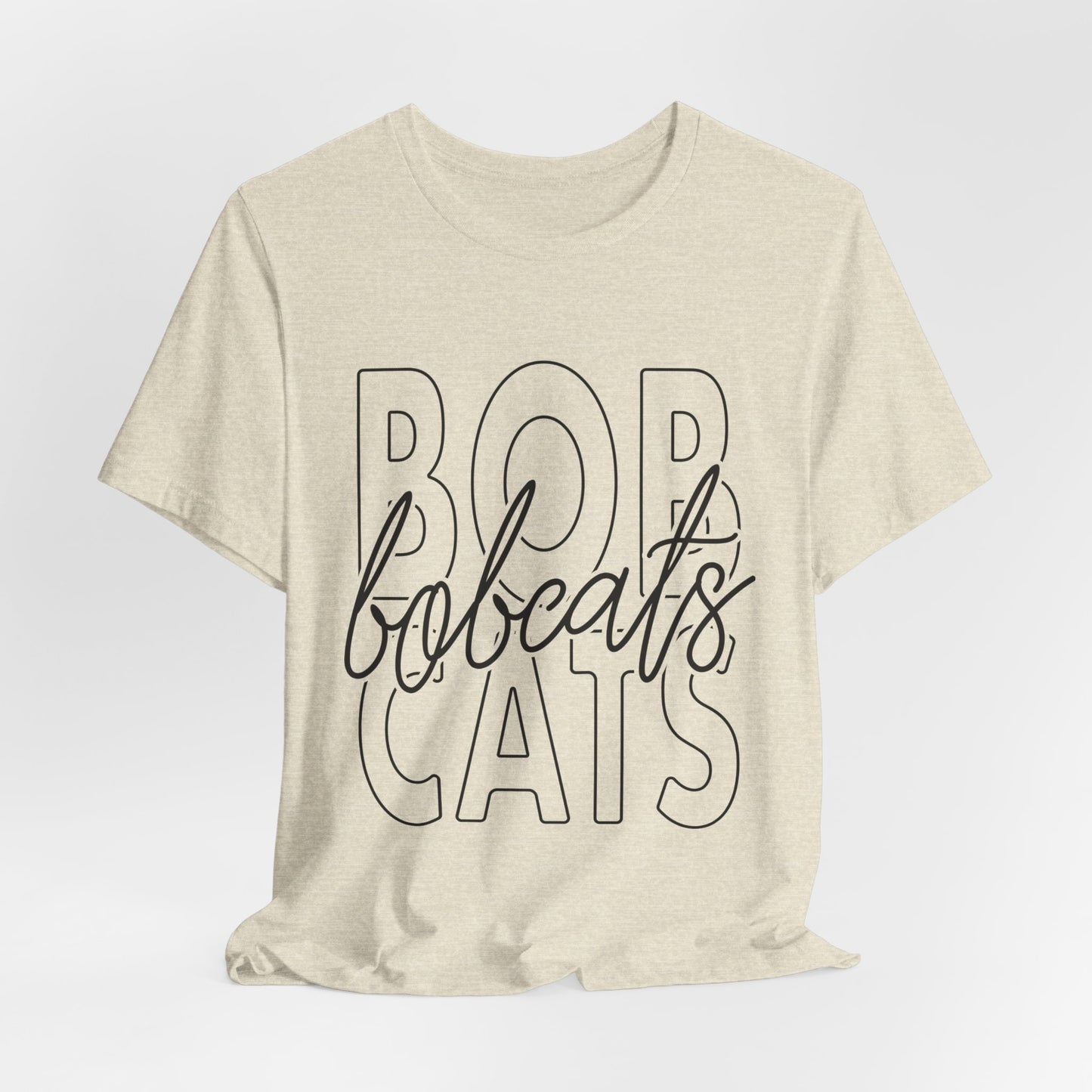 Bobcats Adult Unisex Short Sleeve Tee