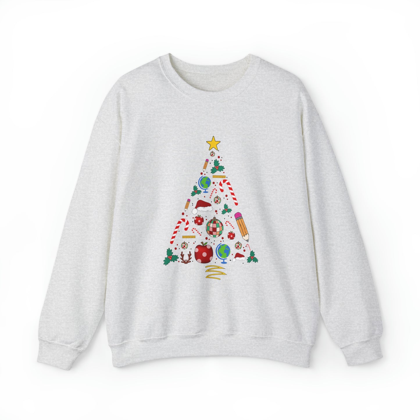 Teacher Christmas Tree Women's Christmas Sweatshirt