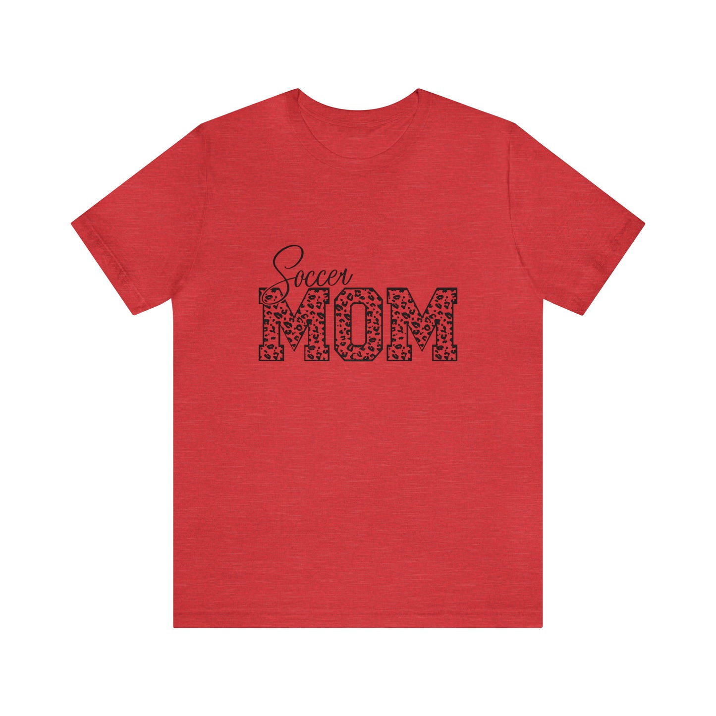 Soccer mom with animal print Short Sleeve Women's Tee