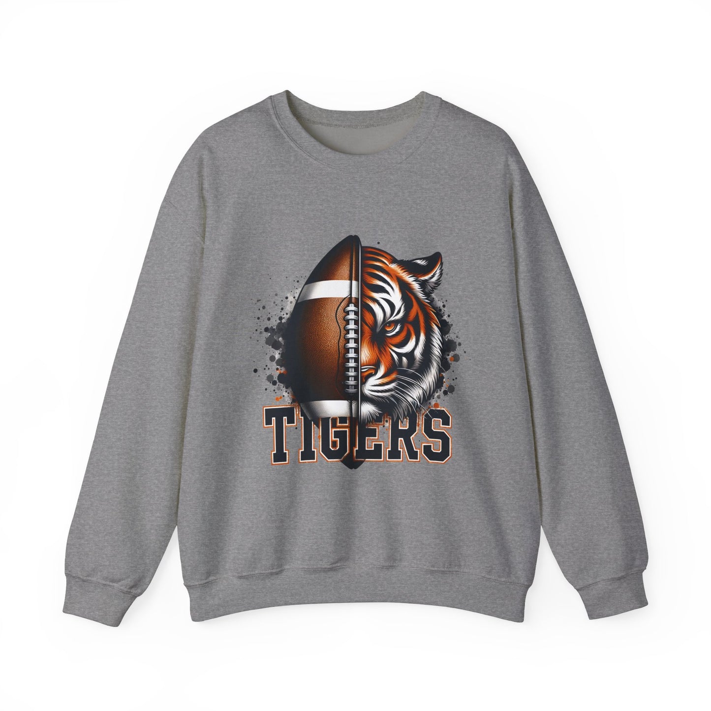 Tigers Football Adult Unisex Crewneck Sweatshirt