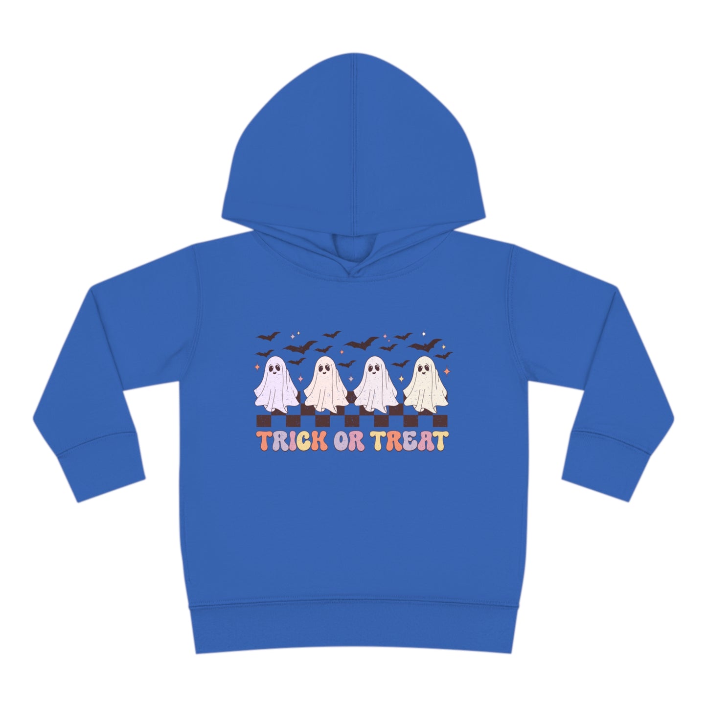 Halloween Trick or Treat Toddler Pullover Fleece Hoodie