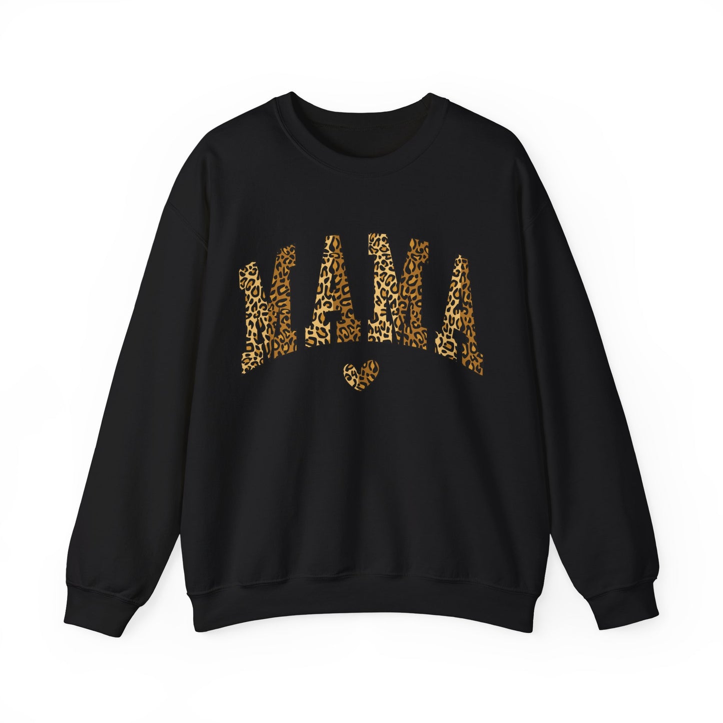 MAMA Leopard Print Women's Sweatshirt