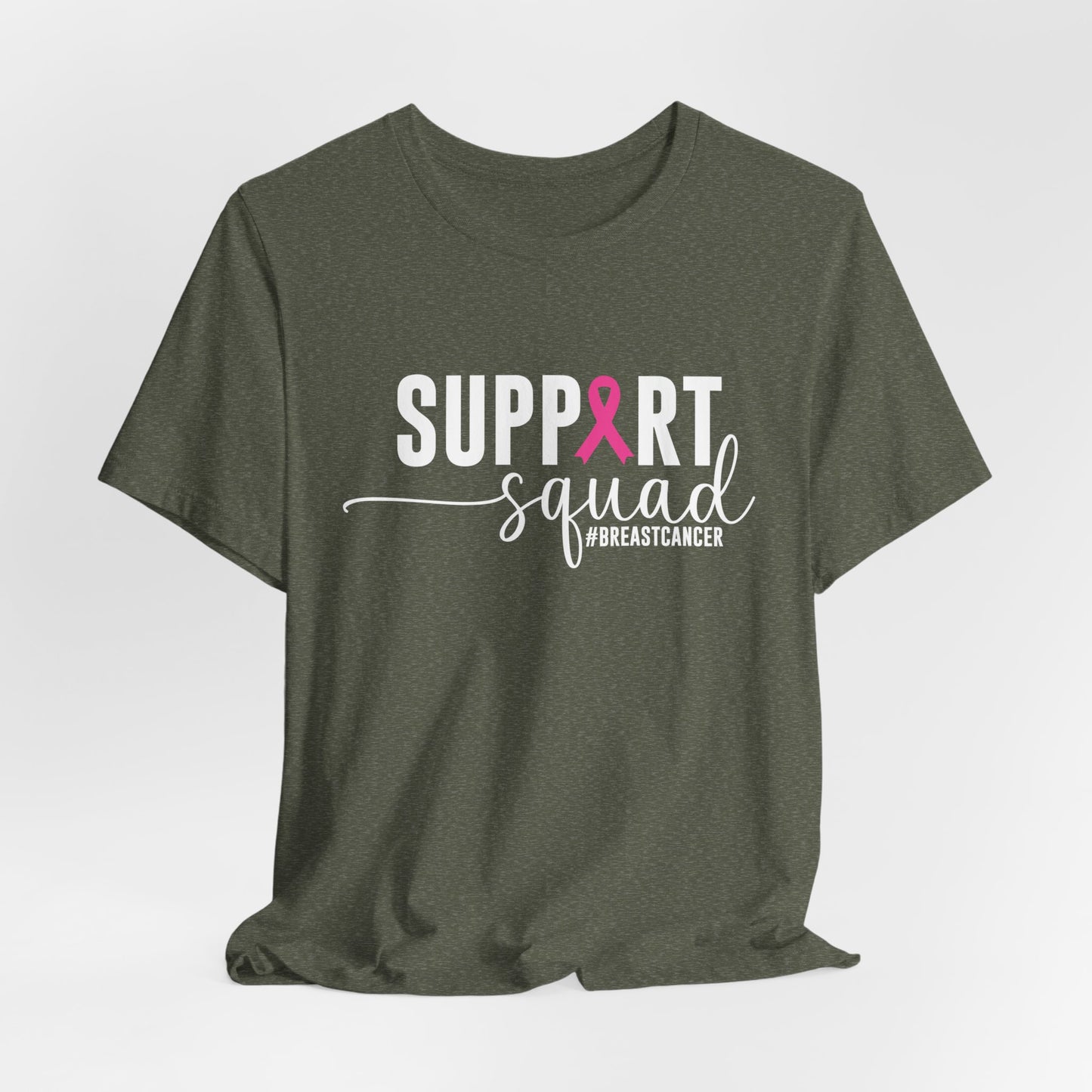 Women's Breast Cancer Support Squad Short Sleeve Tee